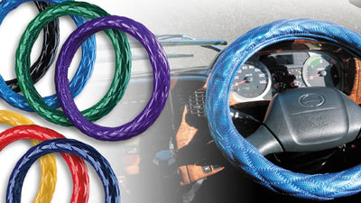 【専門スタッフが解説】かっこいいトラック用ハンドルカバーをつけて、運転をより楽しく。