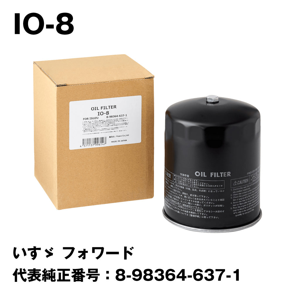 PMC いすゞ フォワード PB-FRR35(SC) 6HA1[CN] - 05.5～07.9用 PMCオイルエレメント: PO-7517A