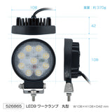 ジェットイノウエ(JET INOUE)　LED9ハイパワーLEDワークランプ 27W