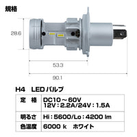 ジェットイノウエ(JET INOUE)　LEDバルブ H4 10-60V