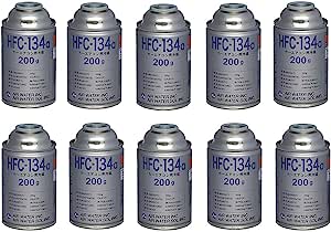 エア・ウォーター HFC-134a カーエアコン用冷媒 200ｇ 10缶セット エアコンガス クーラーガス