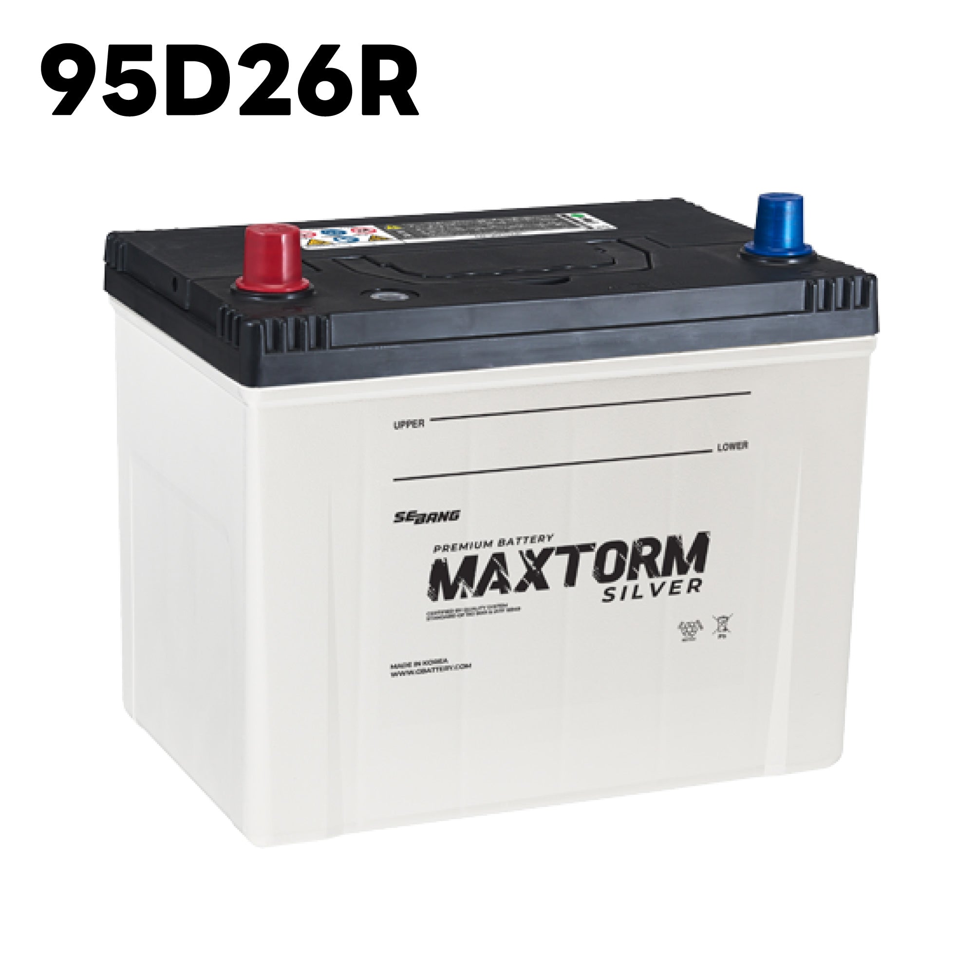 MAXTORM SILVER バッテリー 充電制御車用・通常車用 SEBANG