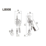 キトー レバーブロック L5形 0.8t LB008