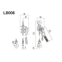 キトー レバーブロック L5形 1.6t LB016