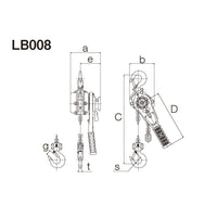 キトー レバーブロック L5形 1.0t LB010