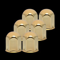 ジェットイノウエ(JET INOUE) 丸型ナットカバー 41ｍｍ ゴールドメッキ 高さ60mm 6個入