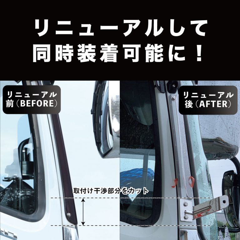 ジェットイノウエ(JET INOUE)　スーパーグレート バックショットミラー取付ブラケット用雨除けバイザー-520221-デイトラ