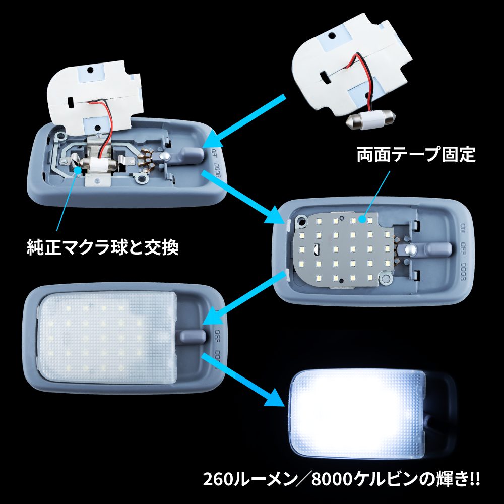 ジェットイノウエ(JET INOUE) LEDルームランプユニット 日野・UD用