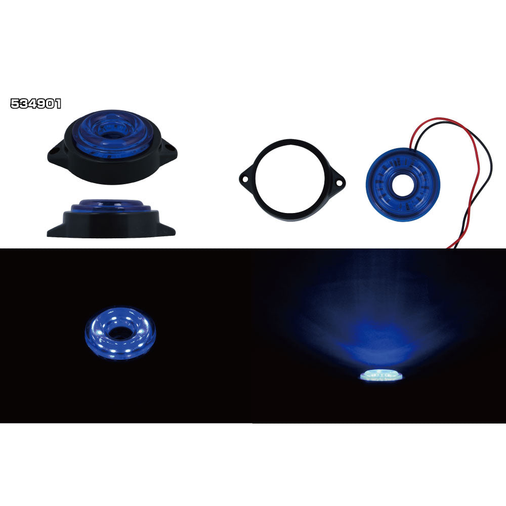 ジェットイノウエ(JET INOUE)　LED　サイドマーカー丸型　24V車用-デイトラ