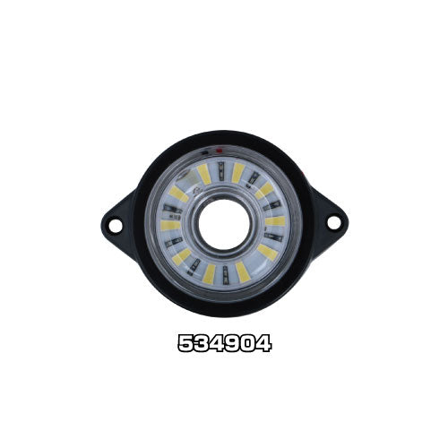 ジェットイノウエ(JET INOUE)　LED　サイドマーカー丸型　24V車用-534904-デイトラ