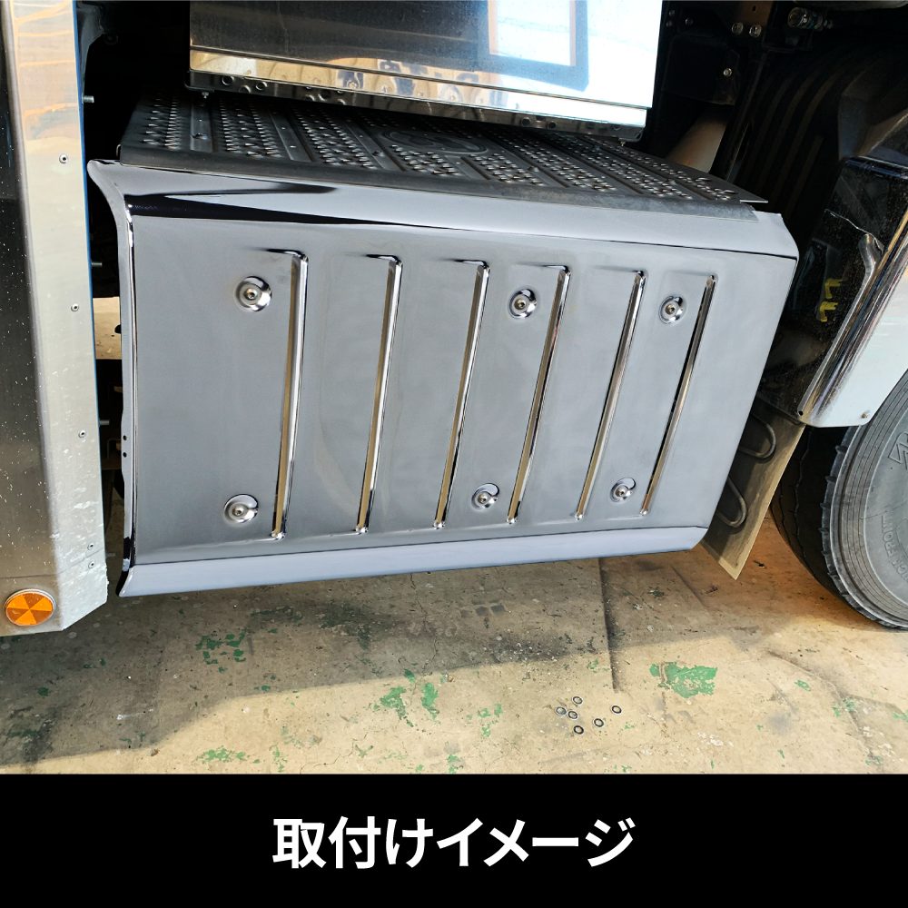 ジェットイノウエ(JET INOUE) メッキマフラーカバー '17スーパーグレート