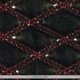 ジェットイノウエ(JET INOUE)　モコモコアシストブレーキカバー　ダブルステッチ-【品番:595320】ロイヤルブラック/赤糸