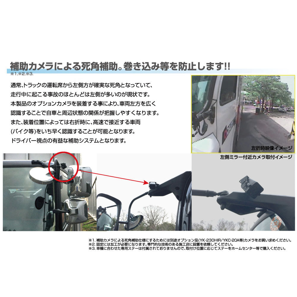 ジェットイノウエ(JET INOUE)　YK-230SIDE　「YK230HID」コンパクトカメラ＆取付けブラケットセット-592763-デイトラ
