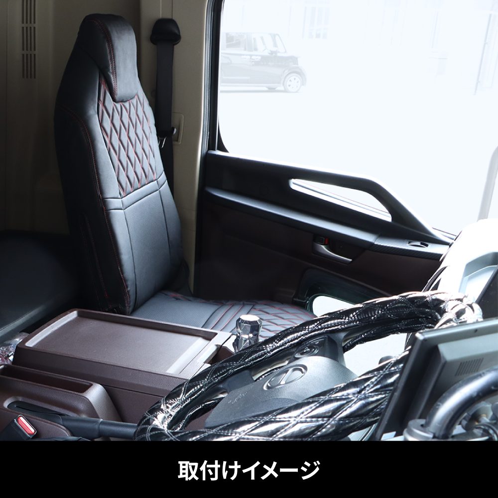 ジェットイノウエ(JET INOUE) シートカバーCOMBI 助手席シート用 　日野’17プロフィア/’17レンジャー用