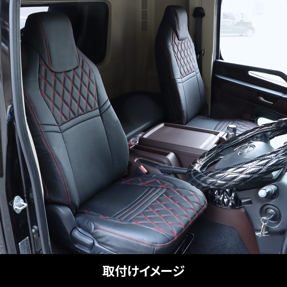 ジェットイノウエ(JET INOUE) シートカバーCOMBI 助手席シート用 　日野’17プロフィア/’17レンジャー用