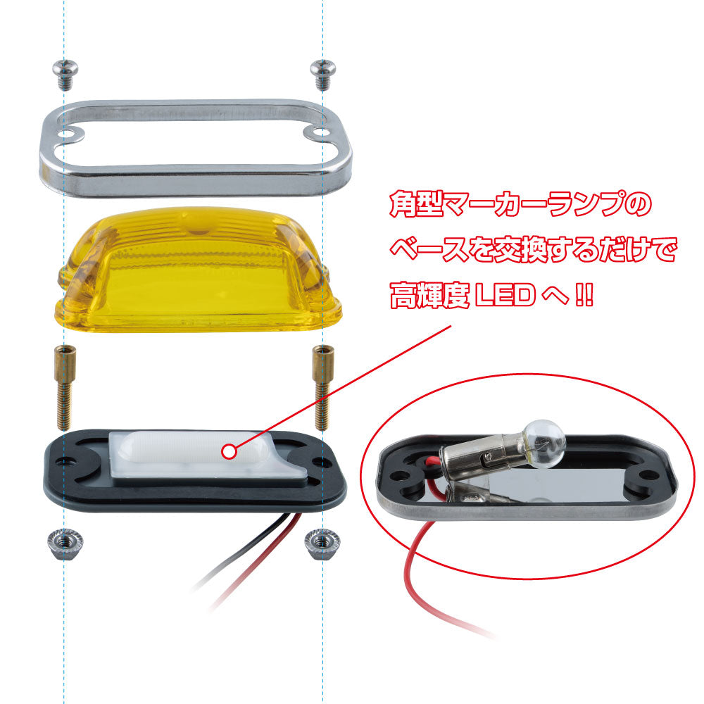 ジェットイノウエ(JET INOUE)　角型マーカー用LEDユニット