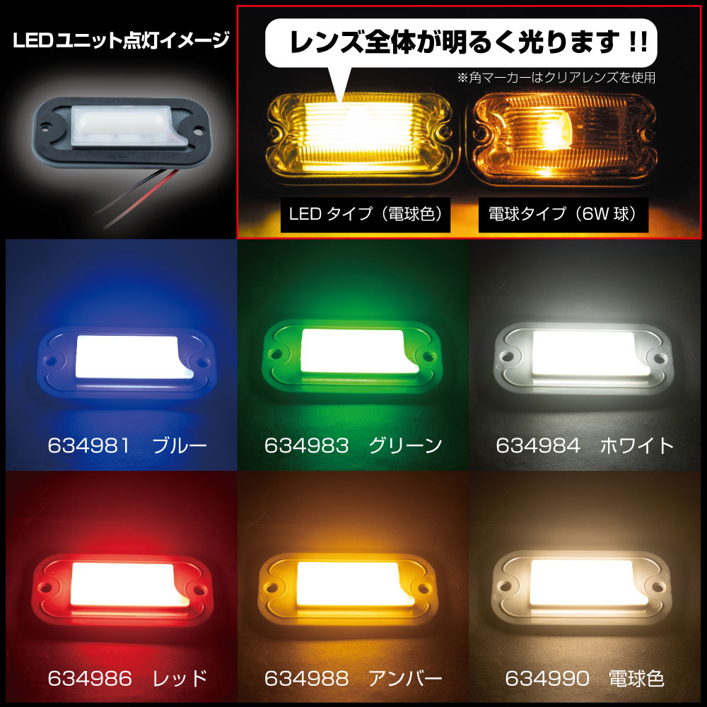 ジェットイノウエ(JET INOUE)　角型マーカー用LEDユニット