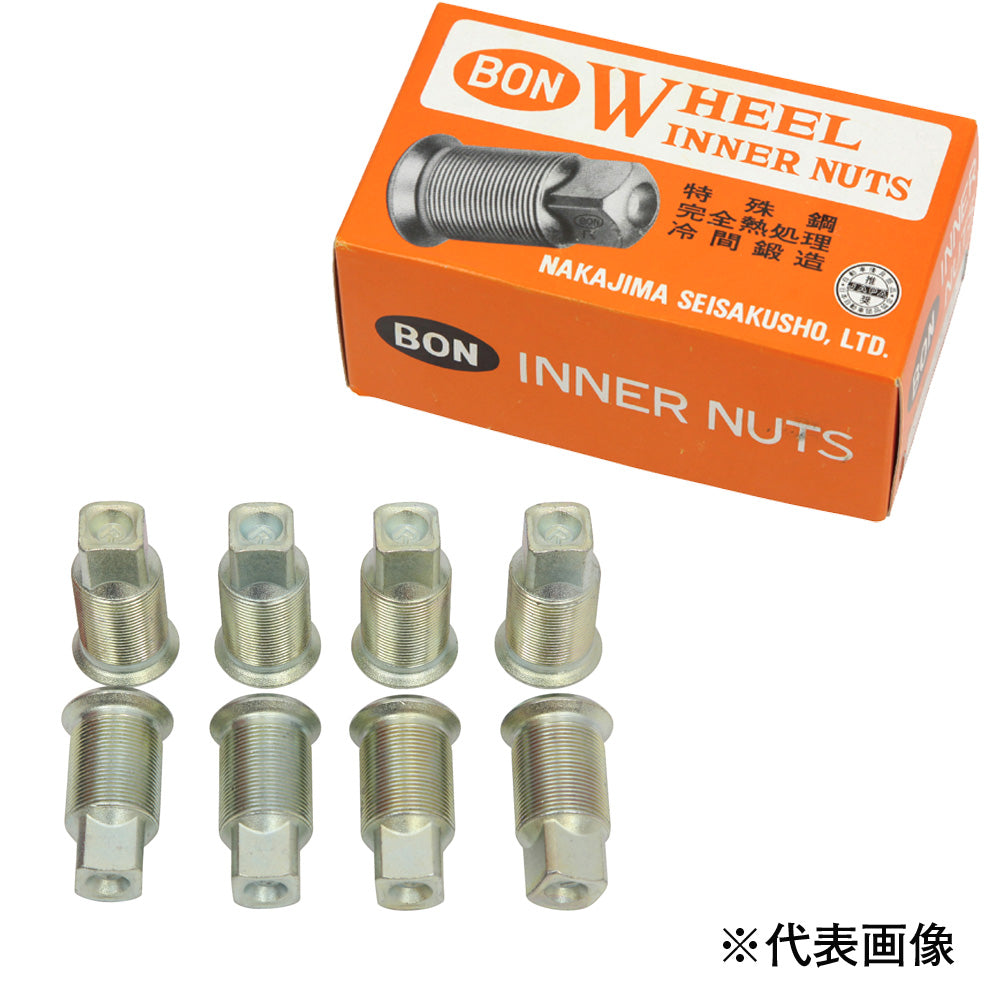 大型スチールホイール用インナーナット左用 21mm・内ねじM20外