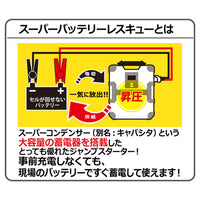 Almighty スーパーコンデンサー搭載 ジャンプスターター 12V車専用 SBR Almighty スーパーコンデンサー搭載 ジャンプスターター 12V車専用 SBR