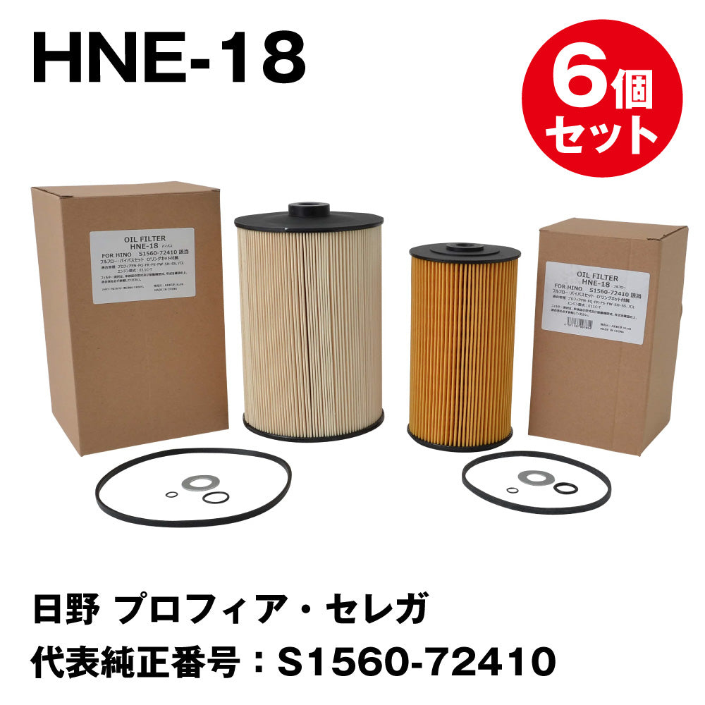 フェスコ（FESCO) 大型車用オイルフィルター HNE-18 日野